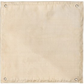 Resim Teltree Yüksek Isıya Dayanıklı Cam Elyaf Bbq Örtüsü, Yangın Önleyici Silikon Kaplamalı Mat Bej 