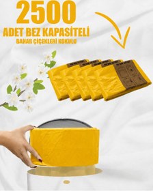 Resim Korbell 16 Lt Çöp Kutuları Ile Uyumlu 2500 Bebek Bezi Kapasiteli 5 Paket Yerli Çöp Poşeti 