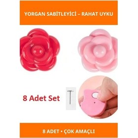 Resim Yorgan Sabitleyici 8 Adet Çok Amaçlı Kolay Kullanım 1 Adet 