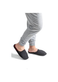 Resim Twigy Ekose Erkek Ev Terliği Siyah Kırmızı-2 41/46 Siyah 