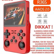 Resim Prest R36s Oyun Konsolu El Atarisi Arkos Işletim Sistemi 128 Gb Hafıza 21.000 Oyun 3.5 Inch Ekran 