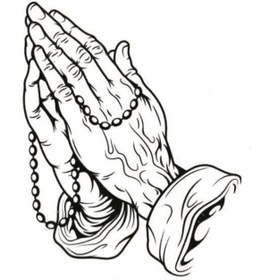 Resim Geçici Çift El Tespih Dua Ruhani Temas Parmak Tattoo Kol Bilek Dövmesi 