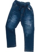 Resim LUCYK&KİDS Lastikli Bel Çocuk Kot Pantolon Jean 1-2-3-4-5 Yaş 