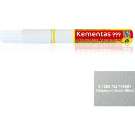 Resim Kementaş 9.1298 702-119501 Alüminyum Brush Effect Tam Ö.r.k Tam Örtücü Rötuş Kalemleri 