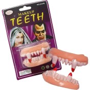 Resim Çift Damak Yumuşak Vampir Dişleri 