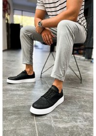 Resim Ch153 Cbt Oxford Erkek Ayakkabı Sıyah Çok Renkli 