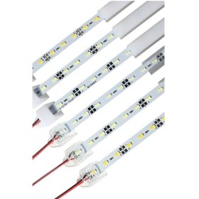 Resim 12 Volt Alüminyum Kasalı 5730 Ledli Çubuk Led Bar Rgb Opak Cam 