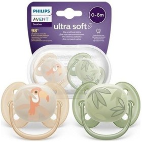Resim Philips Avent Ultra Yumuşak Emzik 0 - 6 Ay Erkek 