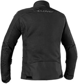 Resim Clover Tropica Korumalı Yazlık Motosiklet Montu Siyah 