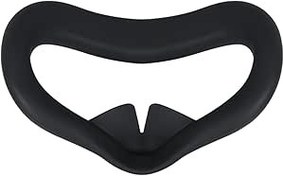 Resim VR Silicone Face Cover Pad for Meta Quest 3S Accessories, Soft Silicone Face Cushion Pad, Sweat-Proof & Anti-Light Face Cover Cushion Compatible with Quest 3S 
