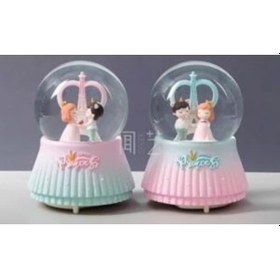 Resim Işıklı Müzikli Kar Küresi Orta Boy 