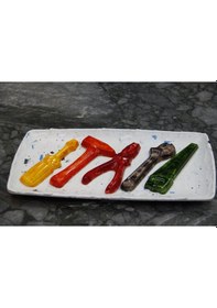 Resim Tamirci Seti Renkli Karamel Çikolata Dolgulu Sütlü Hediyelik Çikolata 5li Set 