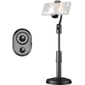 Resim Telefon Canlı Yayın Standı, Stil: Tutucu + Uzaktan Kumanda Siyah (Yurt Dışından) 