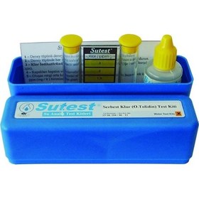 Resim Sutest Serbest Klor Test Kiti Sıvı 