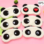 Resim Yaratıcı İfade Sevimli Panda Göz Maskesi Peluş Uyku Göz Maskesi Işık Engelleyici Göz Koruma Göz Kapağı Uyumak Yüz Maskesi Panda Göz Maskesi Elastik Kayış Şekerleme Kapı Tatil Aktiviteleri 