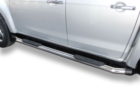 Resim OMSA Mitsubishi L200 Amazon Yan Basamak Çap:76 Krom 2006-2015 Arası 