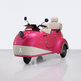 Resim Elektrikli Moped | Sunset Pink - Kurşun Asit - 60V 22 Ah 