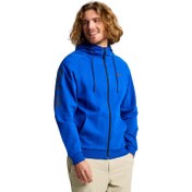 Resim Slam Logo Fz Hoodie Erkek Mavi Sweatshirt 