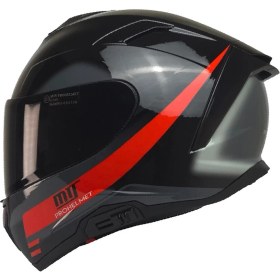 Resim Ebakbak Motosiklet Kaskı Full Face Double Güneş Vizörlü ECE 22.06R Motor Kask Rossa 