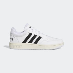 Resim Adidas GY5434 Hoops 3.0 Erkek Spor Ayakkabı FTWWHT/CBlack Beyaz 