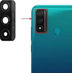 Resim Huawei PSMART 2020 Arka Kamera Camı Lens Yapışkanlı 