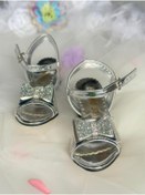 Resim Gala Önü Simli Fiyonklu Topuklu Çocuk Ayk 