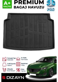 Resim S-dizayn Peugeot 308 3d Pro Bagaj Havuzu 2022 Üzeri A+ Kalite 