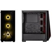 Resim Corsair CC-9020131-EU Spec-Delta RGB Tempered Glass Mid-Tower ATX Gaming Case +CV550 Power Supply Black Bilgisayar Kasaları 