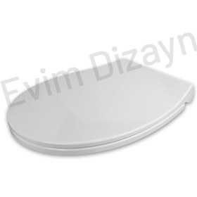 Resim AQUA BAGNO Largo - Yavaş Kapanan Klozet Kapağı - Duroplast 