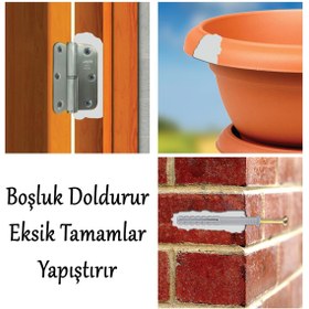 Resim Badem10 Güçlü Epoksi Macunu Yapıştırıcı Hamur Metal Plastik Seramik Çelik Yapıştırıcı Doldurur Boyanabilir 