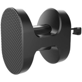 Resim Basic Ch23 6x Güçlendirilmiş Mıknatıslı Araç Içi Telefon Tutucu - Oval Ve Kare Metal Plakalı - Siyah 