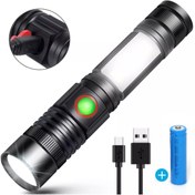 Resim Geniş Açılı P50 Led Şarjlı El Feneri Wt-601 