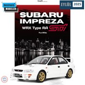 Resim 1:18 2000 Subaru Impreza WRX Tpye RA Sti Pure White 
