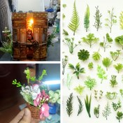 Resim 40/60/80 adet Plastik Su Bitkileri Simülasyon Çim Simülasyon Çiçekler DIY Yaratıcı El Yapımı Kek Yeşil Bitki Dekorasyon Plakası Yapraklar Akvaryum Yapay Çim Yeşil Yapraklar Ev Dekorasyonları El Yapımı Tatil Hediye Paketleme Evcil Hayvan Odası Dekorasyonu 