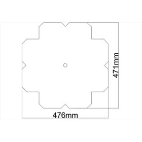 Resim MOTİFPİYER Lamba Tavan Göbeği-Motifli-Modellemeler-14-3 Adet 