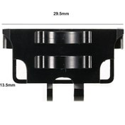 Resim Supermarket1 Axial Scx24 Axı90081 1/24 Siyah Alüminyum Servo Montaj Braketi, Özel Vida Seti 