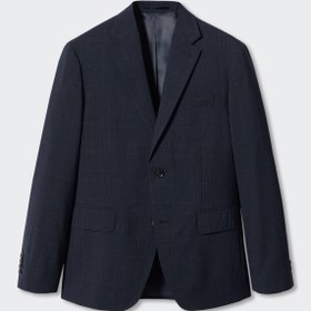 Resim MANGO Man Parlak Mavi Erkek Yetişkin Blazer Ceket 47094008 