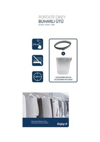 Resim Defne Star DFN01 1300 W Portatif Buharlı Dikey Seyahat Ütüsü 