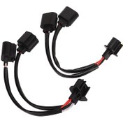 Resim Hombey 2 Adet H13/9008 Truck Ve Pickup Işık Kablosu, Erkekten Dişeye Çevirici, Plug & Play, Dayanıklı Nylon Ve Bakır Çekirdekli 