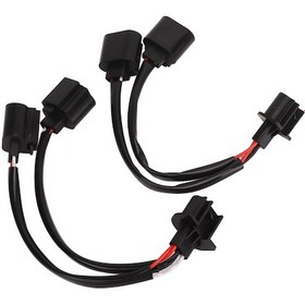 Resim Hombey 2 Adet H13/9008 Truck Ve Pickup Işık Kablosu, Erkekten Dişeye Çevirici, Plug & Play, Dayanıklı Nylon Ve Bakır Çekirdekli 