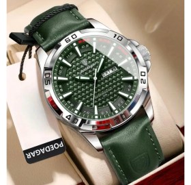 Resim Poedagar Lüks Takvim Fonksiyonlu Şık Erkek Kol Saati 