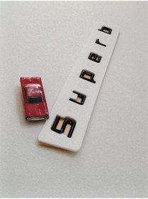 Resim EDEXPORT Superb Boşluklu Piano Black Bagaj Yazısı 3M 3D ABS 