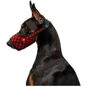 Resim Waudog Collar Red Tartan Model Köpek Ağızlığı 35-43 Cm No:4 
