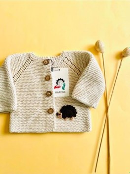 Zeyland Kız Bebek Fırfırlı Kruvaze Kısa Hırka (6Ay-3Yaş) (535031508)