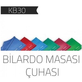 Resim Bilardo Masası Çuhası - Bilardo Masa Çuhası 2.80 Yarı Maç Kırmızı 