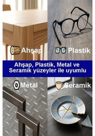 Resim Derby Hızlı Yapıştırıcı Seti 100 Ml 10 Adet Ahşap Ve Plastik Yüzeyler İçin Yüksek Yapıştırma Gücü Düşük Viskozite 100 Ml 