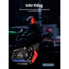 Resim Fantastik Store BT57 Motosiklet Kask Kulaklık Intercom Işıklı Motorsiklet Interkom - Lisinya 