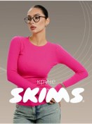 Resim İmami Collection Dikişli Yaka Dar Kesim Uzun Kollu Üst 240285328 Pembe 