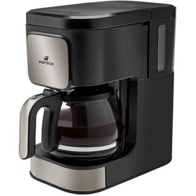 Resim Karaca Just Coffe Aroma 2'si 1 Arada Bej Filtre Kahve ve Çay Demleme Makinesi 