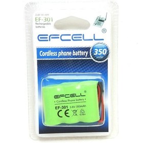 Resim Efcell 3.6V 350 Mah Ni-Mh Şarjlı Telsiz Telefon Pili Ef-301 